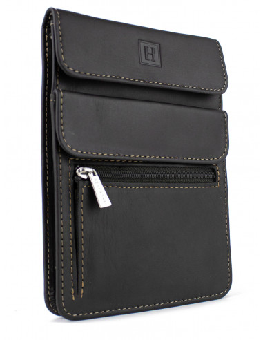 Kožené pouzdro na doklady na krk Hexagona