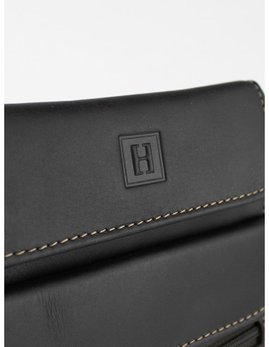 Kožené pouzdro na doklady na krk Hexagona