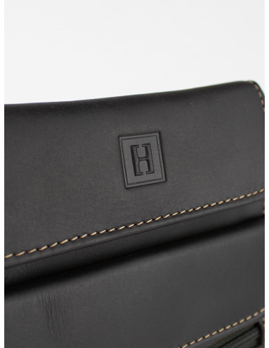 Kožené pouzdro na doklady na krk Hexagona