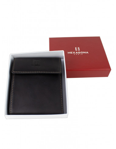 Menší pánská kožená peněženka Hexagona
