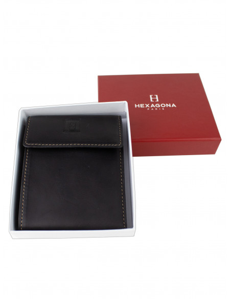 Menší pánská kožená peněženka Hexagona