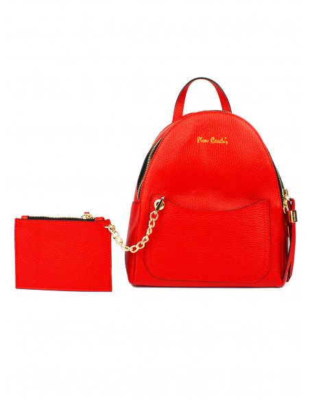 Malý dámský kožený batůžek Pierre Cardin Dino Piccolo