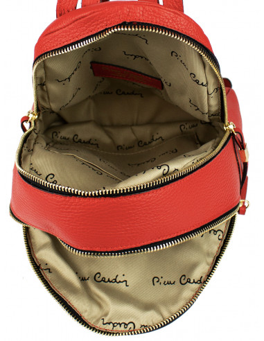 Malý dámský kožený batůžek Pierre Cardin Dino Piccolo