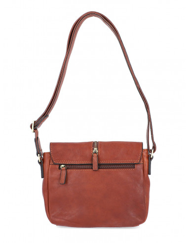 Dámská italská kožená crossbody kabelka Cristina Rui Salerno