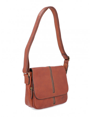 Dámská italská kožená crossbody kabelka Cristina Rui Salerno