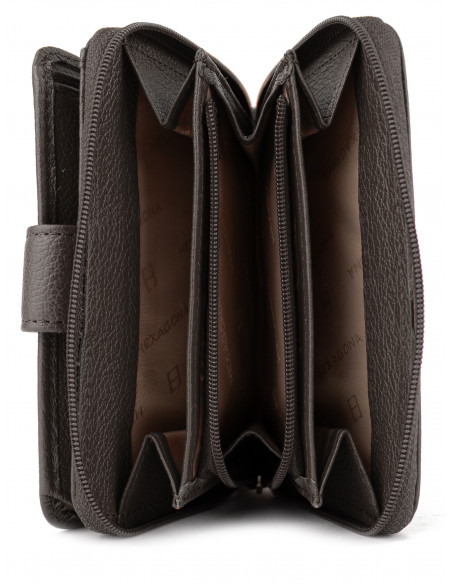 Dámská kožená peněženka Hexagona