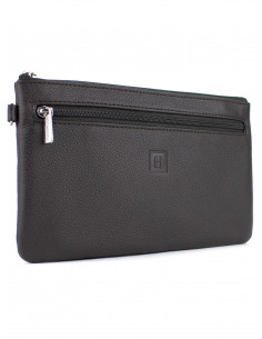 Kožená peněženka/psaníčko na zip Hexagona 2