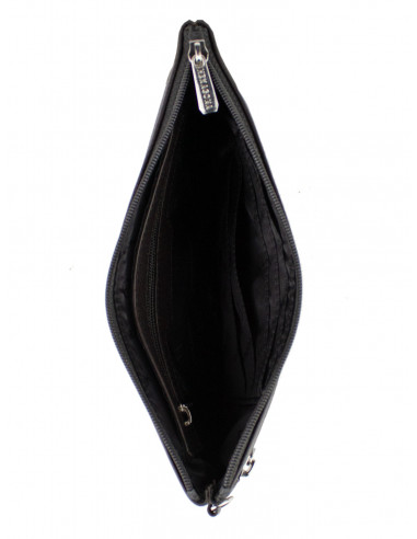 Kožená peněženka/psaníčko na zip Hexagona