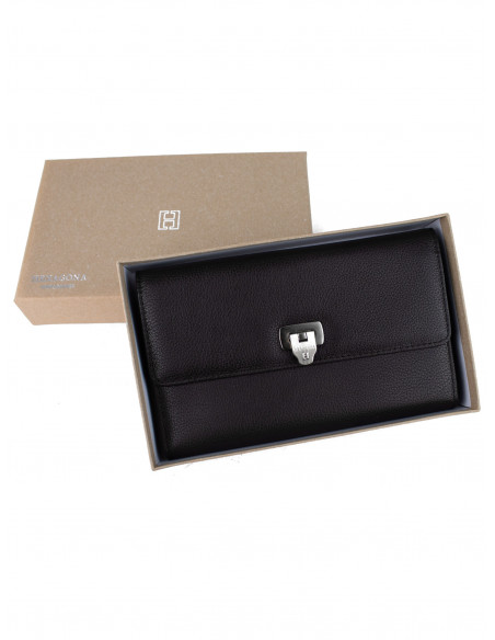 Dámská velká kožená peněženka Hexagona