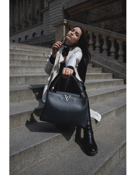 Dámská kožená kabelka Giostra Paola