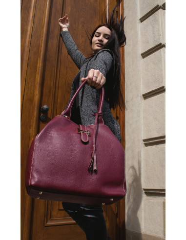 Dámská kožená kabelka/vak Giostra Angela