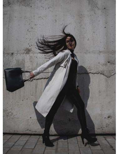 Dámská elegantní kožená kabelka Giostra Alina Medium do ruky