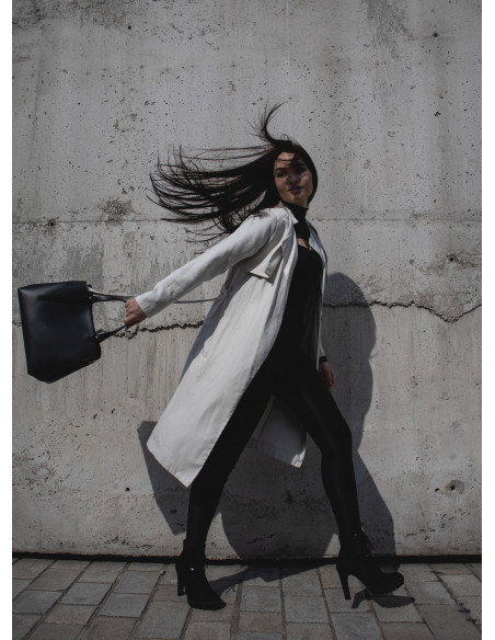 Dámská elegantní kožená kabelka Giostra Alina Medium do ruky