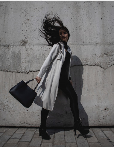 Dámská elegantní kožená kabelka Giostra Alina Medium do ruky