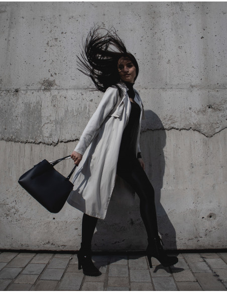 Dámská elegantní kožená kabelka Giostra Alina Medium do ruky