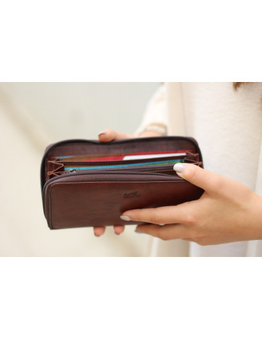 Kožená peněženka Cristina Rui mw085 z italské kůže