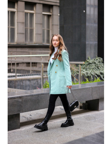 Dámská kožená kabelka Pierre Cardin Bella Piccola prošívaná s řetízkem