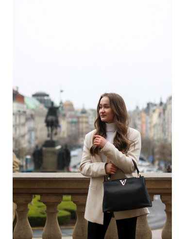 Dámská kožená kabelka Giostra Paola