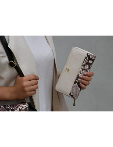 Dámská kožená peněženka s hadím vzorem Serpente Gianni Chiarini gcpf