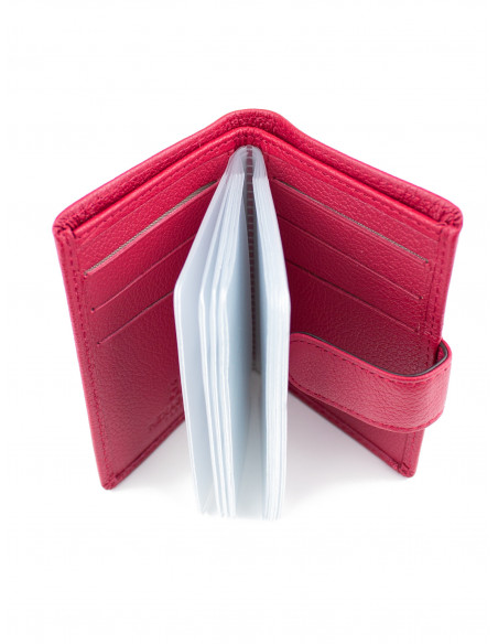 Kožená peněženka/vizitkář na karty, bankovky a vizitky Hexagona