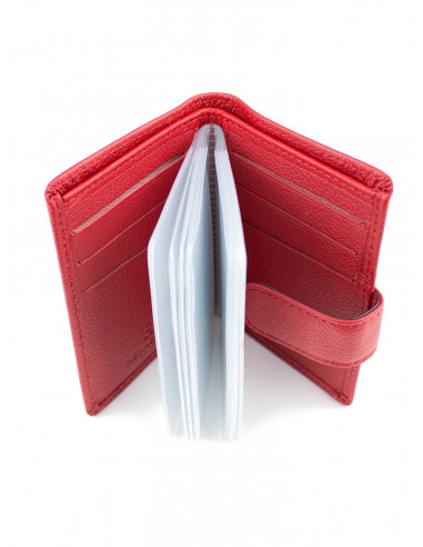 Kožená peněženka/vizitkář na karty, bankovky a vizitky Hexagona