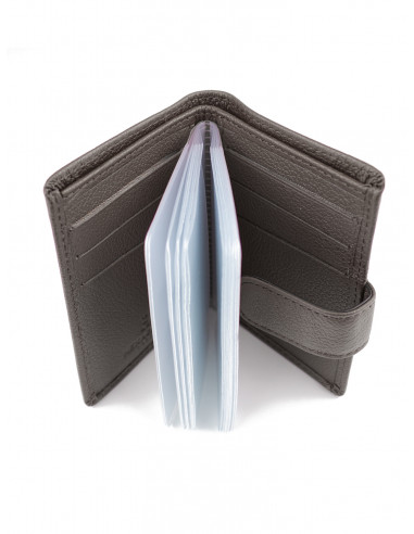 Kožená peněženka/vizitkář na karty, bankovky a vizitky Hexagona