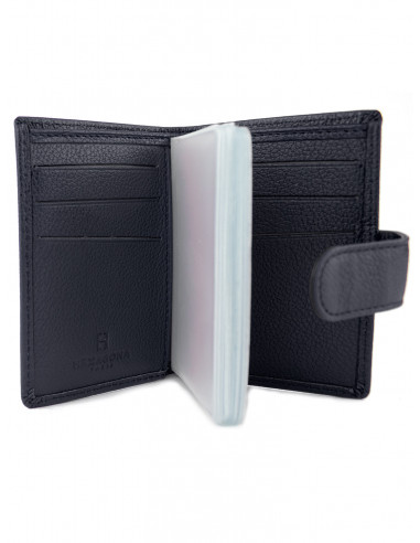 Kožená peněženka/vizitkář na karty, bankovky a vizitky Hexagona