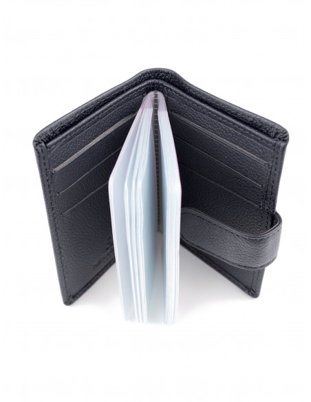 Kožená peněženka/vizitkář na karty, bankovky a vizitky Hexagona