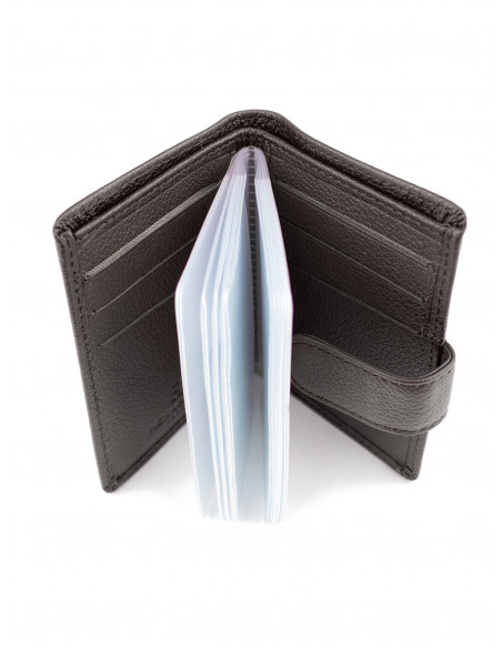 Kožená peněženka/vizitkář na karty, bankovky a vizitky Hexagona