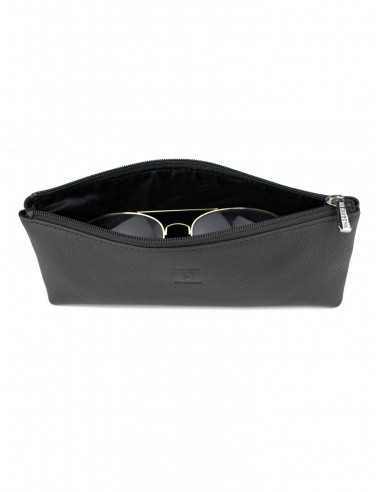 Dámské univerzální kožené pouzdro na zip Hexagona