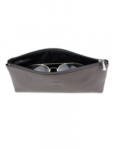 Dámské univerzální kožené pouzdro na zip Hexagona