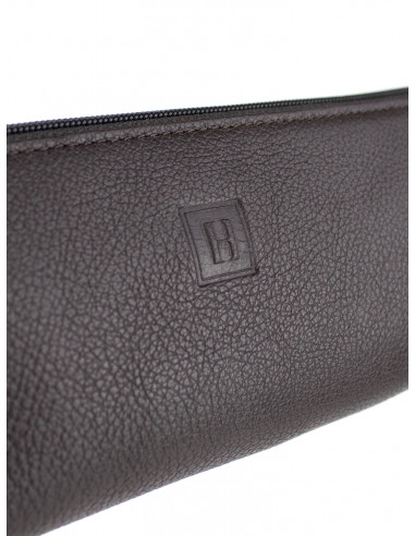 Dámské univerzální kožené pouzdro na zip Hexagona