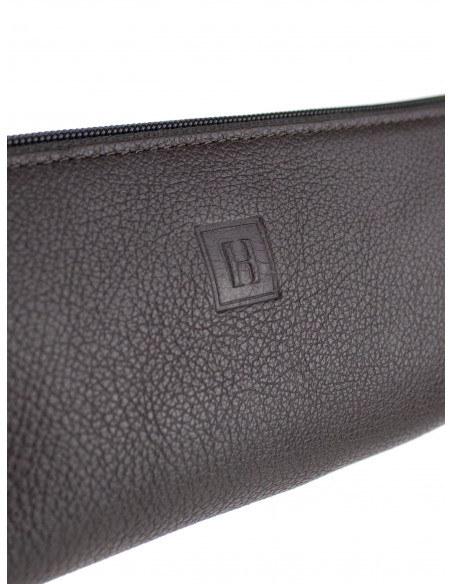 Dámské univerzální kožené pouzdro na zip Hexagona