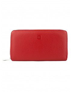 Dámská velká kožená peněženka na zip Hexagona