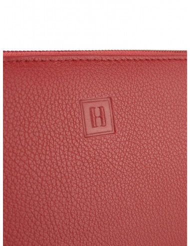 Dámská velká kožená peněženka na zip Hexagona