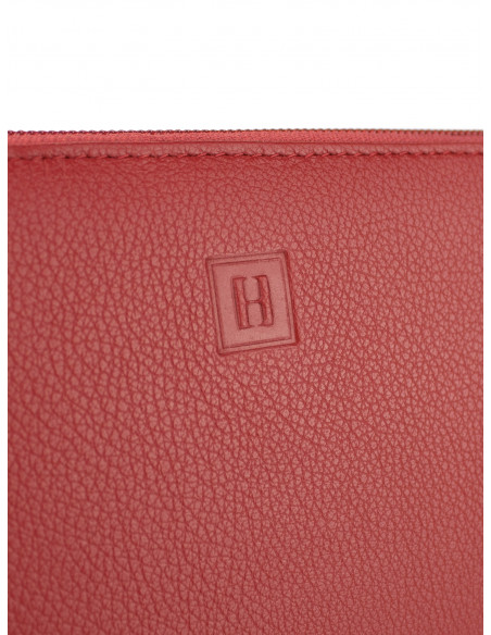 Dámská velká kožená peněženka na zip Hexagona