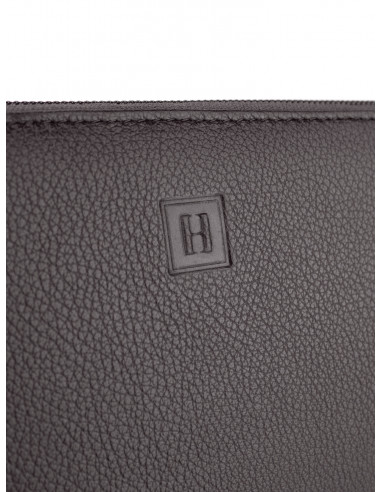 Dámská velká kožená peněženka na zip Hexagona