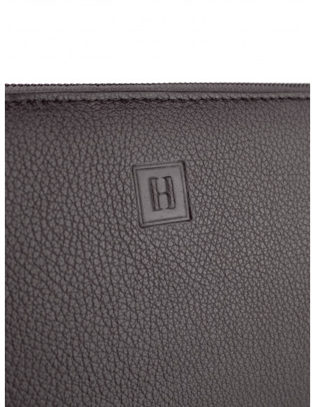 Dámská velká kožená peněženka na zip Hexagona