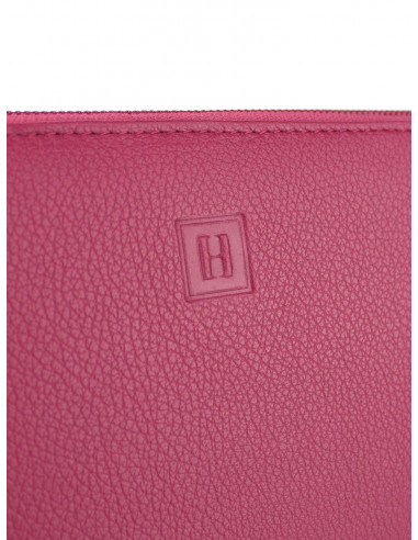 Dámská velká kožená peněženka na zip Hexagona