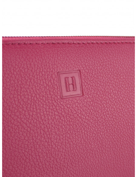 Dámská velká kožená peněženka na zip Hexagona