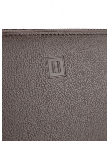 Dámská velká kožená peněženka na zip Hexagona