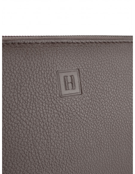 Dámská velká kožená peněženka na zip Hexagona