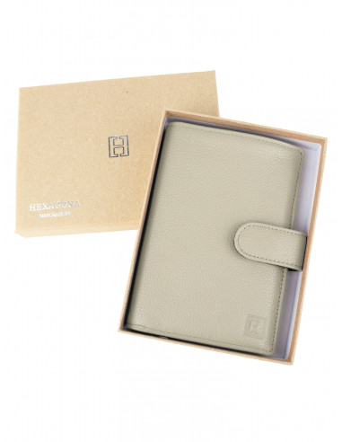 Střední kožená peněženka unisex Hexagona