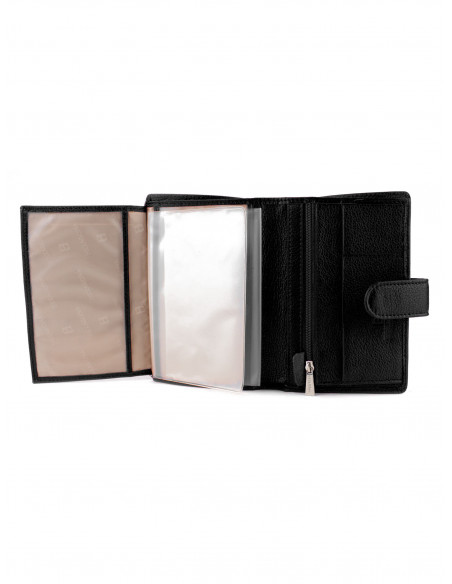 Střední kožená peněženka unisex Hexagona