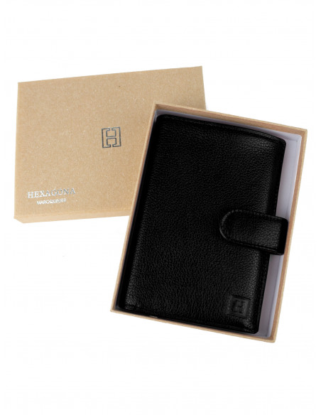 Střední kožená peněženka unisex Hexagona