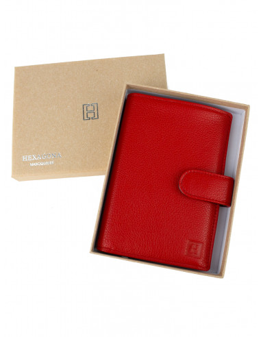 Střední kožená peněženka unisex Hexagona