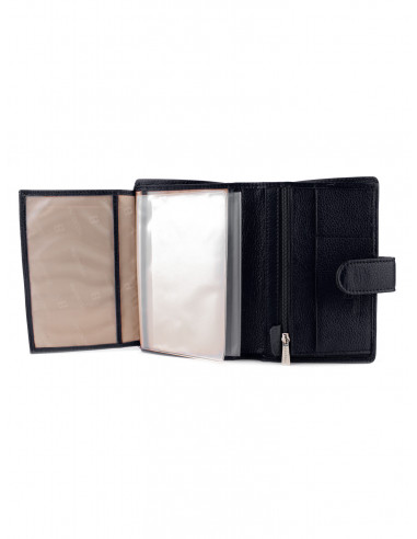 Střední kožená peněženka unisex Hexagona