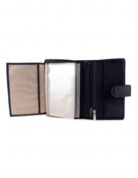 Střední kožená peněženka unisex Hexagona