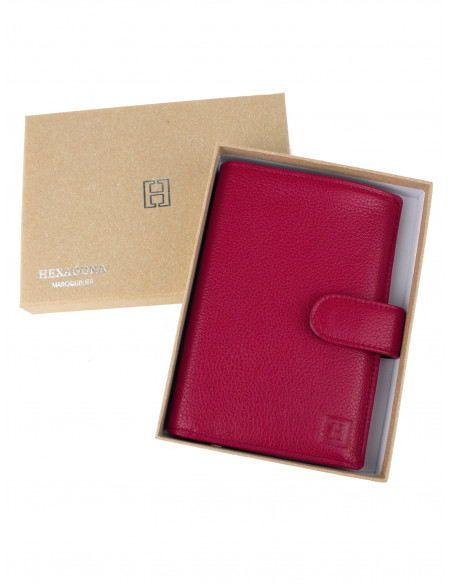 Střední kožená peněženka unisex Hexagona