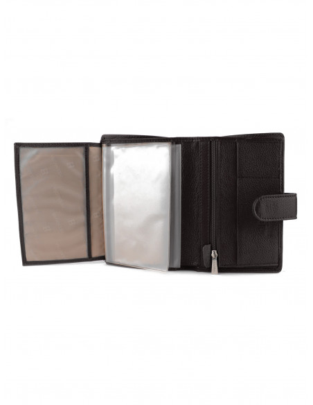 Střední kožená peněženka unisex Hexagona